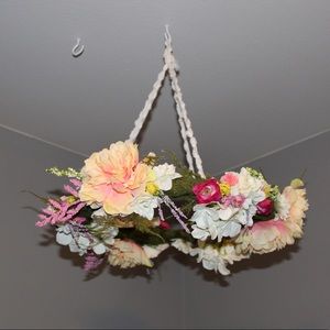 Floral nursery mobile